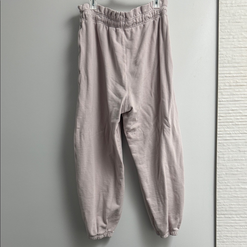 Light Taupe Agolde Jogger Pants - Picture 2 of 3